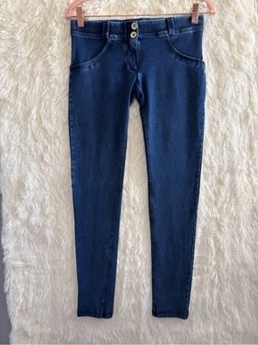 Freddy Womens WR.UP Push-Up Shaping Skinny Jeans Size 6/M Blue Booty Capsule
